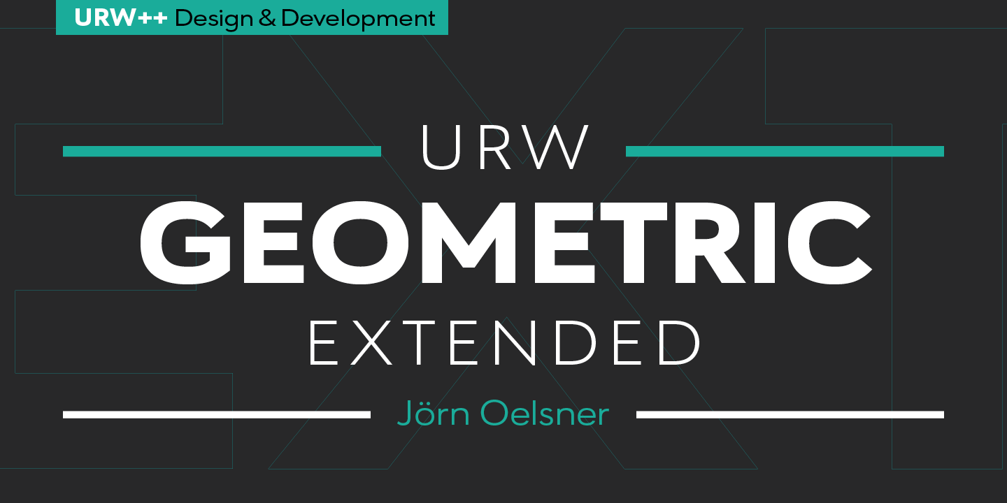 Font URW Geometric Extended